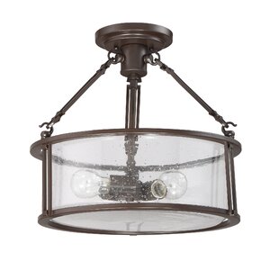 Petersburg 3-Light Semi Flush Mount