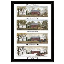 BJ1204 Framed or Plaque By Billy Jacobs Art Print Farm Life 