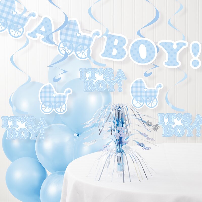 It's a Boy Baby Shower Decoration Kit \u0026 