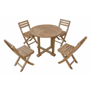 Go to store & view more images Montage Alabama 5 Piece Teak Dining Set by Anderson Teak