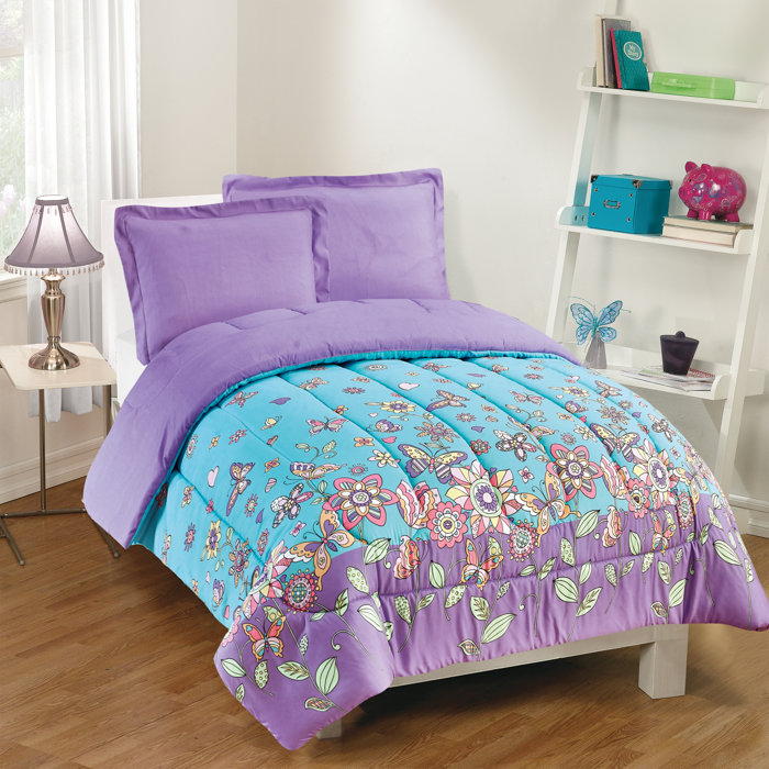 Zoomie Kids Brower Reversible Comforter Set Reviews Wayfair