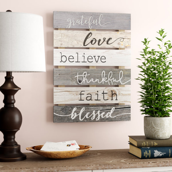 Blessed Wall Sign Wayfair