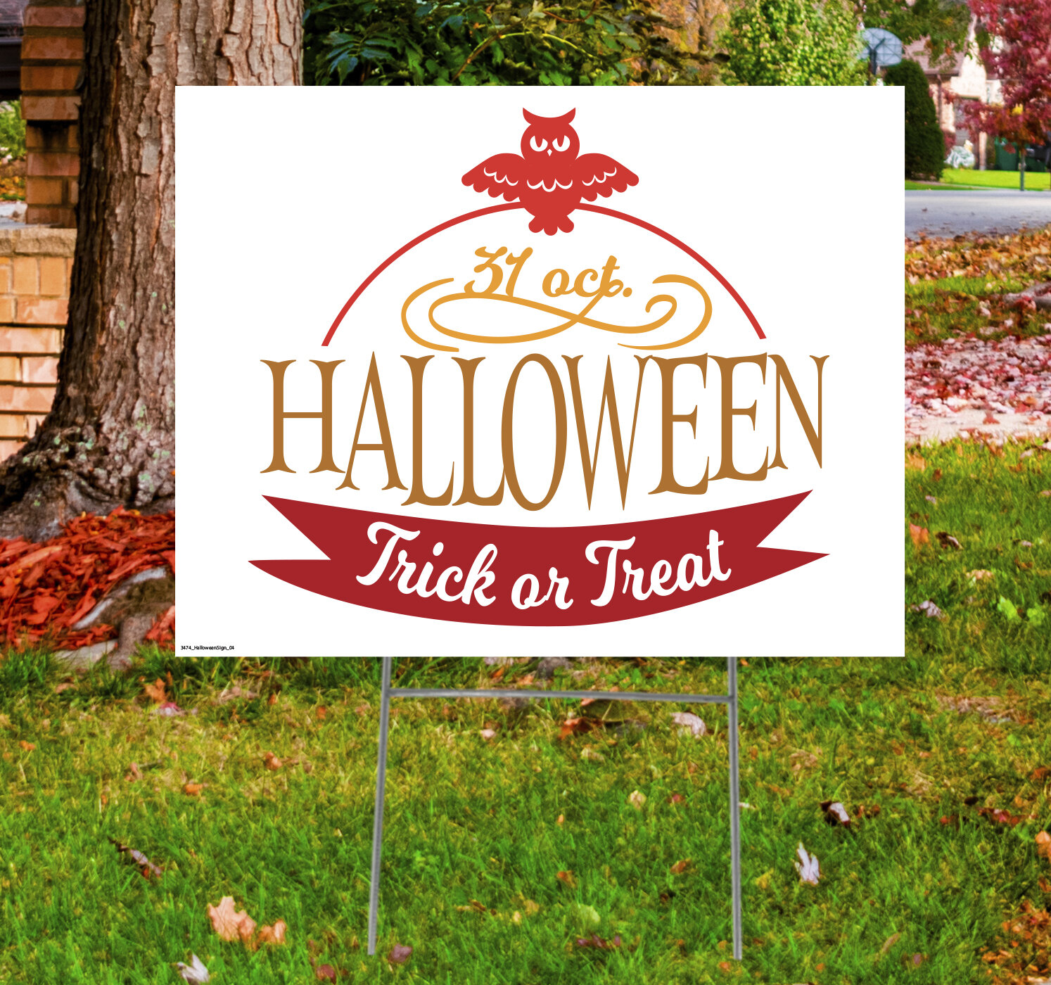 The Holiday Aisle Halloween Trick Or Treat Yard Sign 4 Garden Stake Wayfair