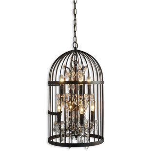 Birdcage Chandelier Wayfair Ketter Birdcage 8 Light Foyer Lantern Pendant
