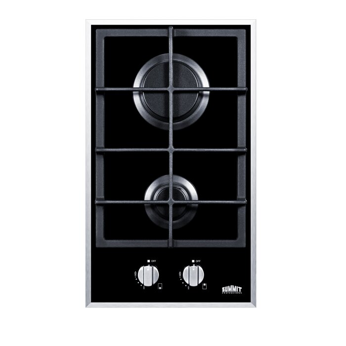 Summit Appliance 13 Gas Cooktop With 2 Burners Wayfair