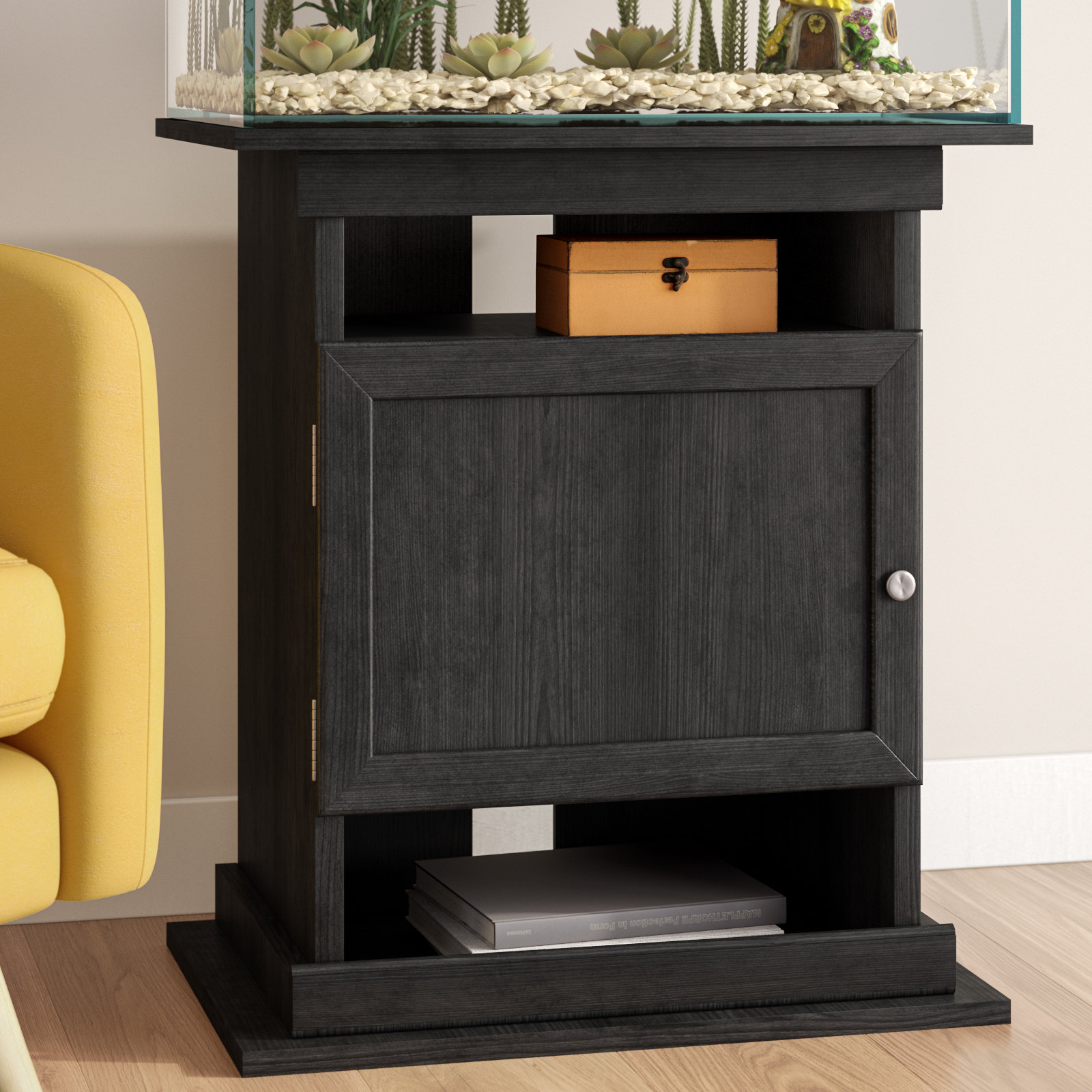 Archie Oscar Amnon 20 Gallon Aquarium Stand Reviews Wayfair