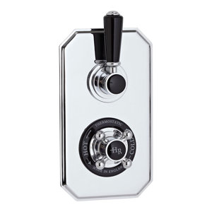 Zweigriff-Thermostat-Duscharmatur Unterputz Topa..