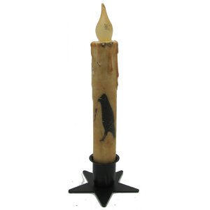 Crow Taper Candle
