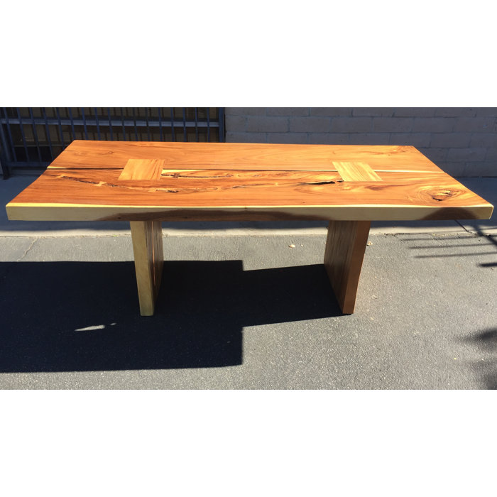 Braaten Double Slab Solid Wood Dining Table