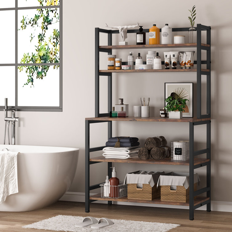 Latitude Run 31 5 Steel Standard Baker S Rack With Microwave Compatibility Reviews Wayfair