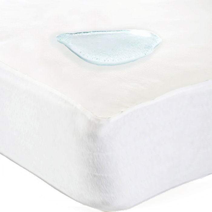 Dream Decor Smooth Top Natural Fibre Crib Mattress Protector