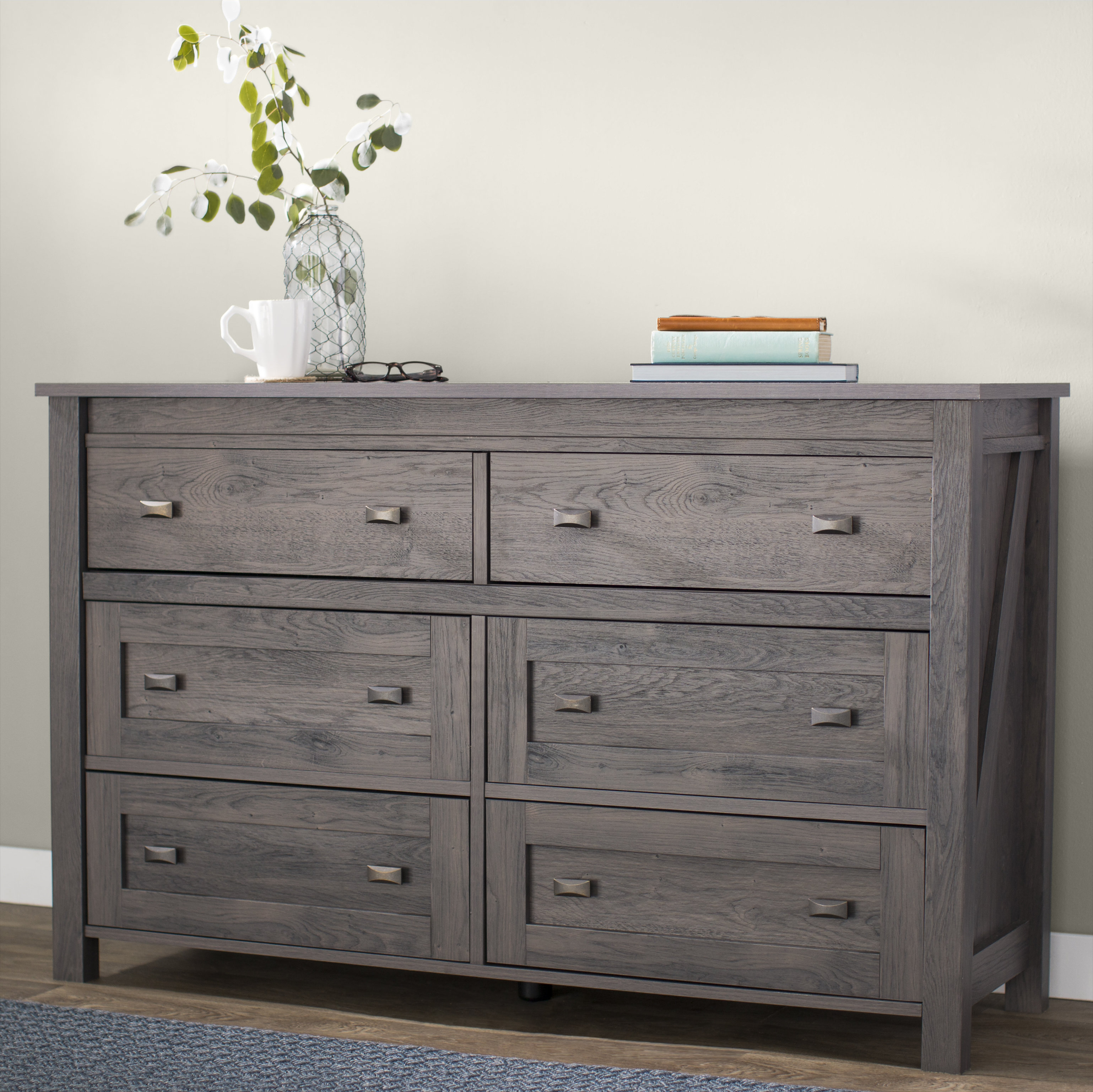 Three Posts Minchinhampton 6 Drawer Double Dresser Reviews Wayfair
