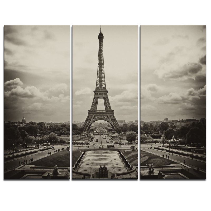 Designart Vintage View Of Paris France 3 Piece Graphic Art On Wrapped Canvas Set Wayfair Home is our happy place, now more than ever. wayfair