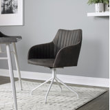 Armless Task Chair Seat Rolly Classic Computer Desk Office Dorm Furniture Black