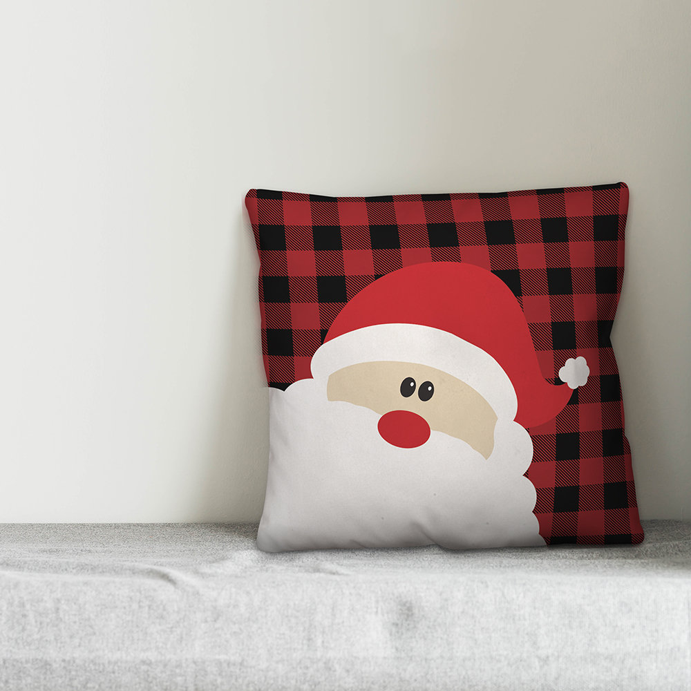 santa claus throw pillows