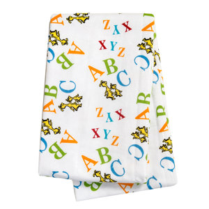 Dr. Seuss ABC Flannel Swaddle Blanket