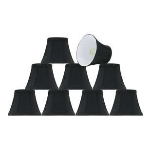 Best 5'' Fabric Bell Lamp Shade (Set of 9) By Mercer41 Lamps 5'' Fabric Bell Lamp Shade (Set of 9) By Mercer41 Lamps