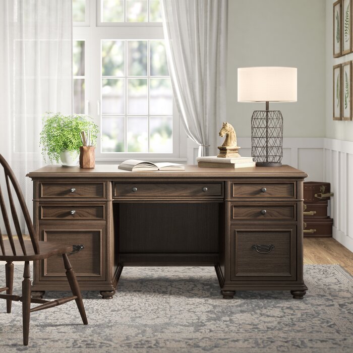 Birch Lane Heritage Brampton Executive Desk Reviews Wayfair