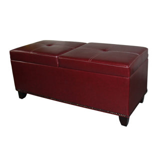 Go to store & view more images Red Barrel Studio Mclaughlin Faux Leather Storage Bench
