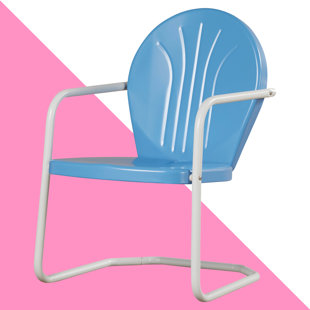 Retro Metal Patio Chairs Wayfair Quickview