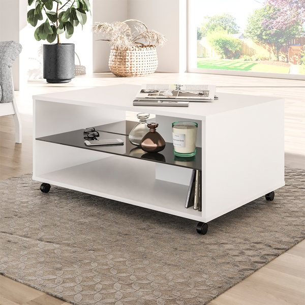 Latitude Run Messick Coffee Table with Storage | Wayfair.co.uk