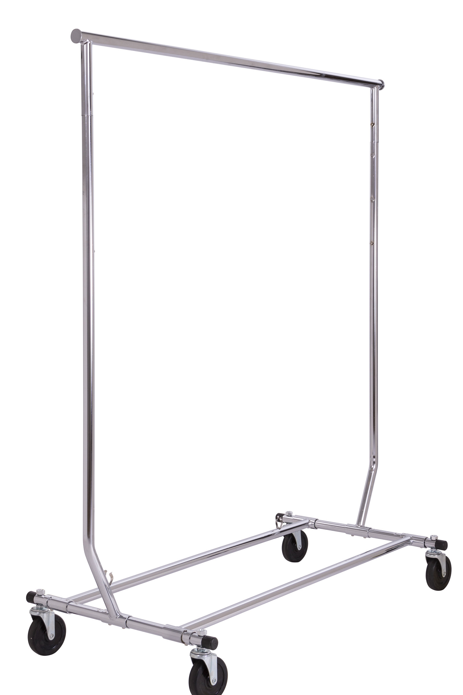 chrome rolling rack