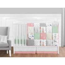 forest green crib bedding