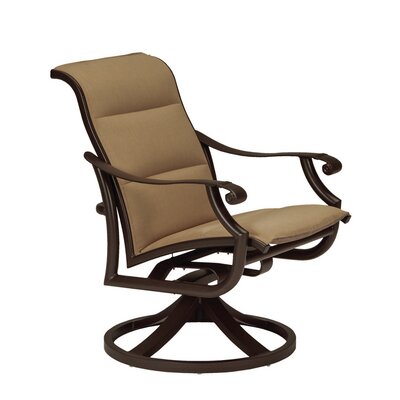 Montreux Ii Swivel Patio Dining Chair With Cushion Tropitone