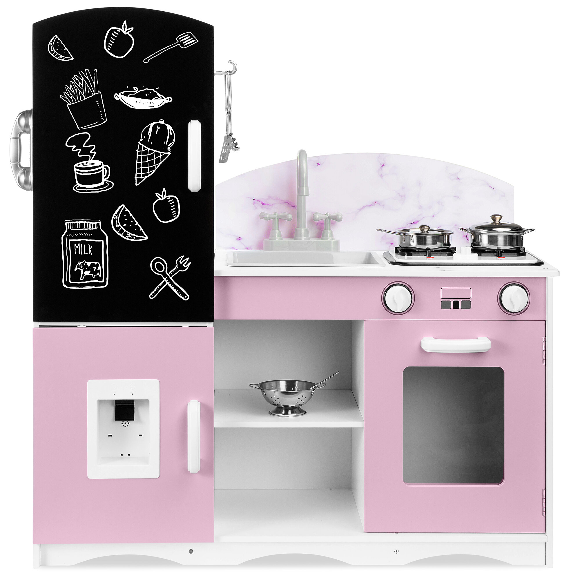 realistic play kitchen set