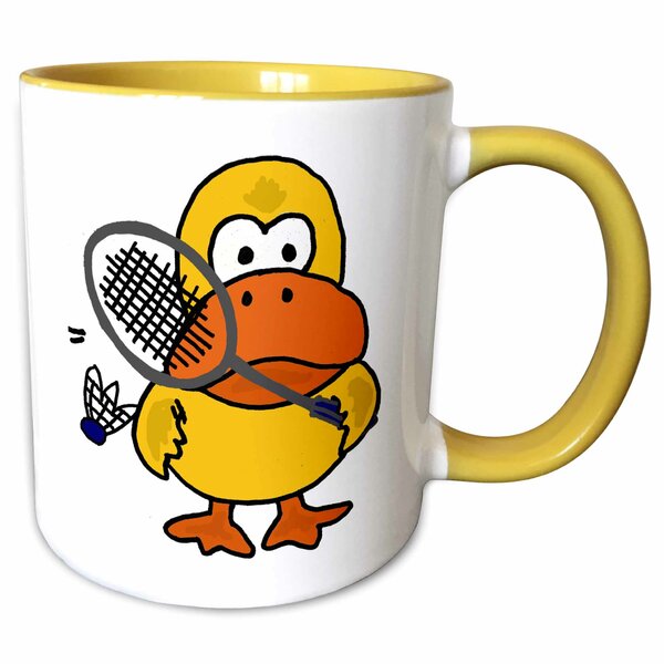 Funny Badminton Coffee Mug