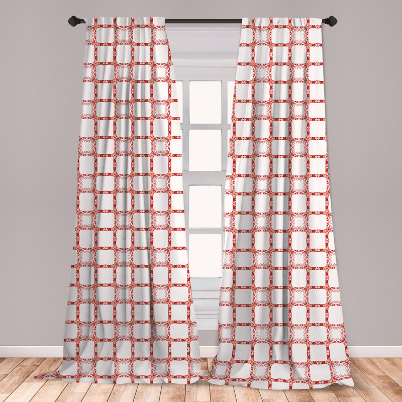 East Urban Home Blosse Ethnic Room Darkening Rod Pocket Curtain Panels Wayfair