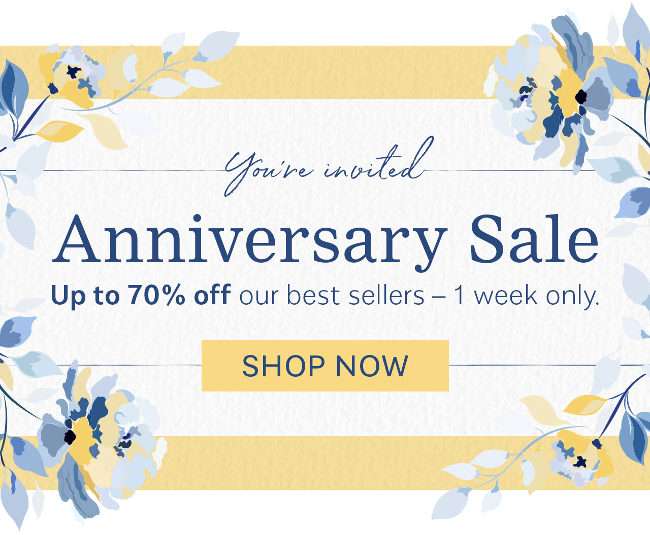 Anniversary Sale