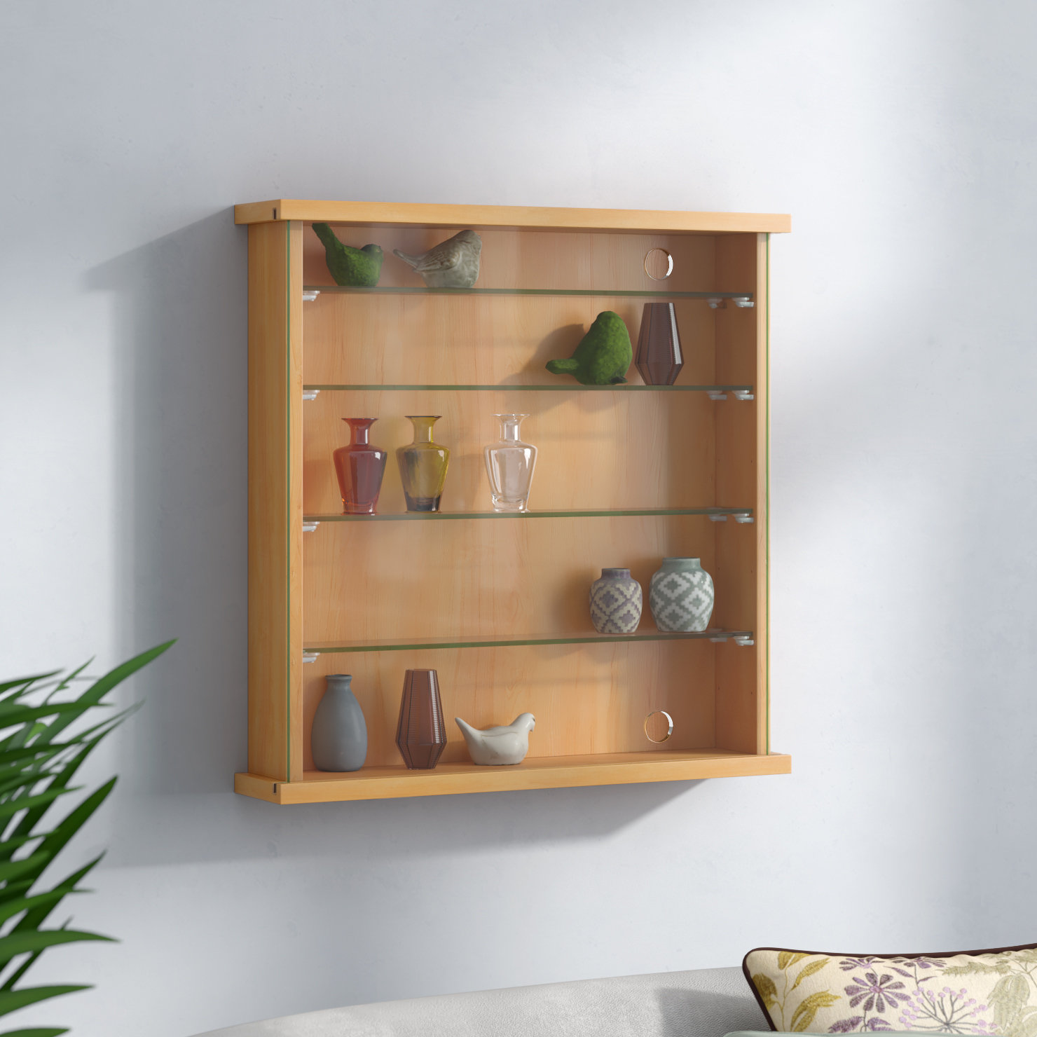 House Additions Wall Mounted Display Cabinet Reviews Wayfair Co Uk