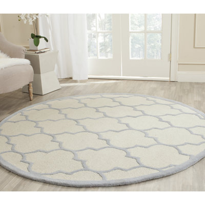 Cannen Hand Tufted Wool Geometric Rug