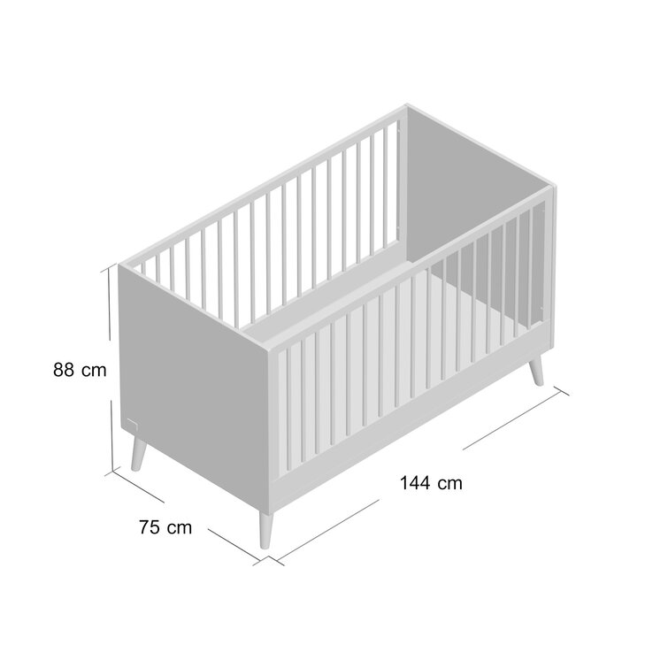 Mack Milo Adriel Cot Bed Wayfair Co Uk