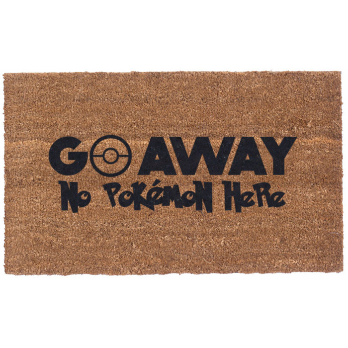Pokemon Go Away 30 In X 18 In Non Slip Outdoor Door Mat