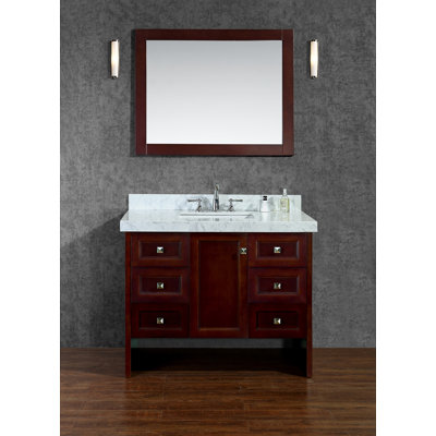 Bathroom Cabinets Louisville Ky ove decors milan 42" single bathroom vanity set & reviews | wayfair Bathroom Cabinets Louisville Ky ove decors milan 42" single bathroom vanity set & reviews | wayfair