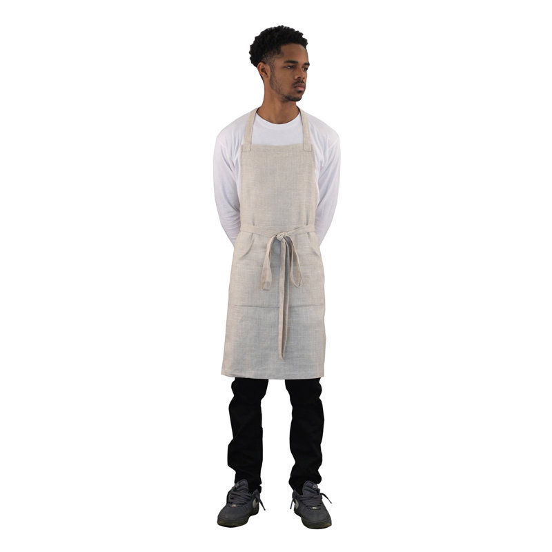 High End 4 Pocket Linen Butcher Apron