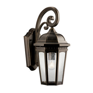 Best Courtyard 1-Light Outdoor Wall Lantern By Kichler Outdoor Lighting Courtyard 1-Light Outdoor Wall Lantern By Kichler Outdoor Lighting