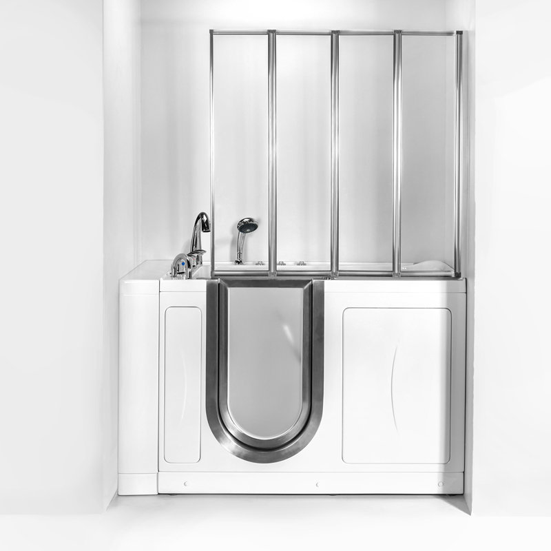 Ella Walk In Bath Elite 52" x 30" Walk-in Acrylic Air and ...