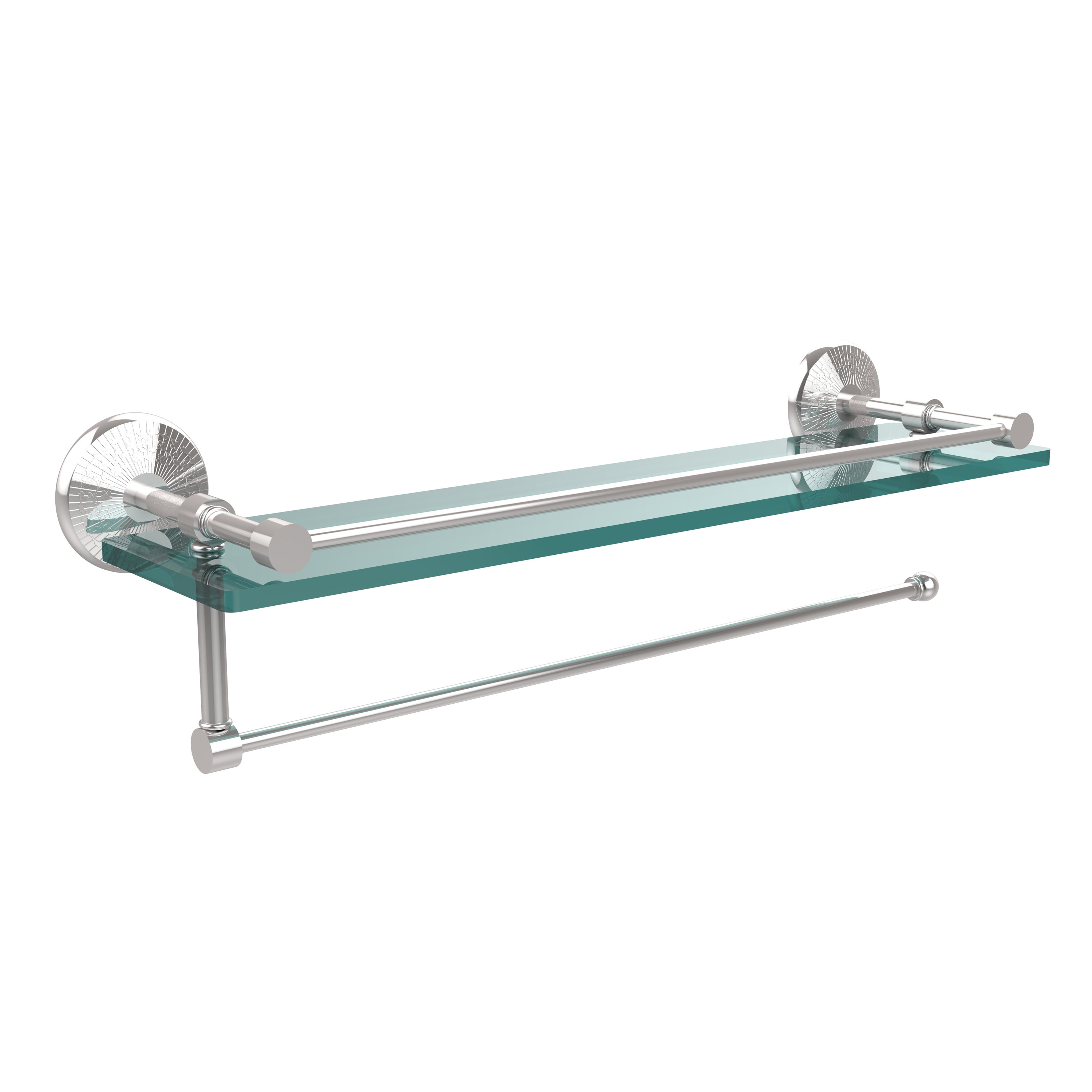 wall shelf with towel rack