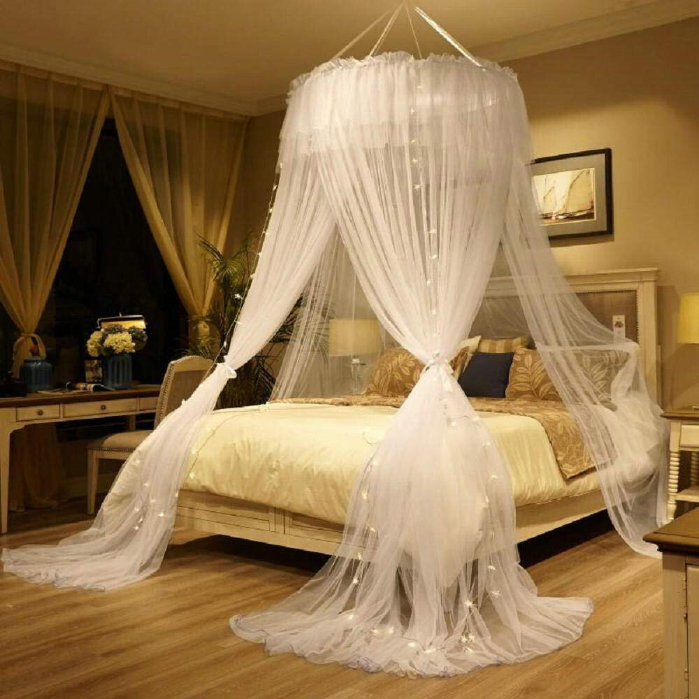 Mosquito Nets Bed Home Bedding Mesh Tent Lace Canopy Elegant Netting Princess 