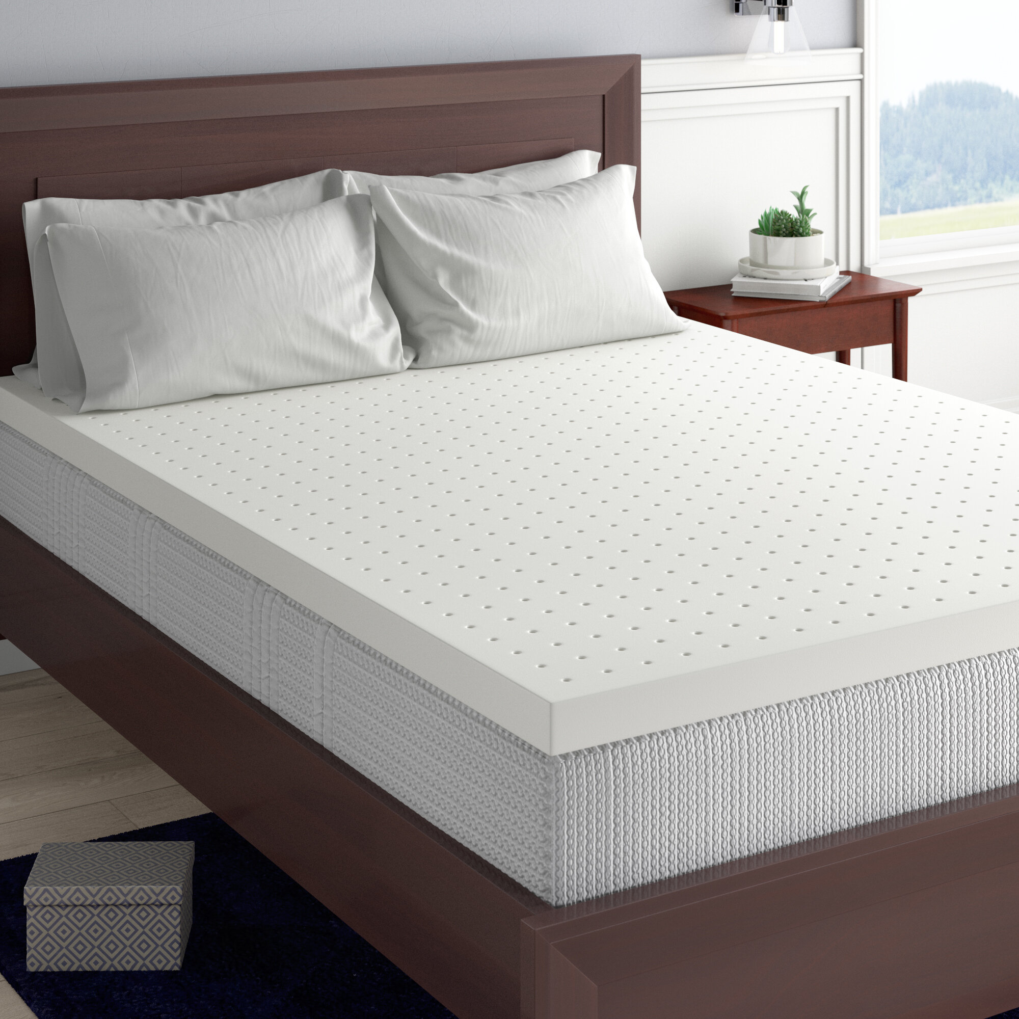 3" FULL SIZE COMFORT SELECT 2.5 FIRM FOAM MATTRESS PAD BED TOPPER 