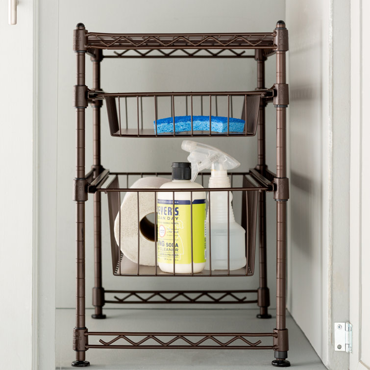Wayfair Basics Stackable Kitchen Cabinet Organizer Reviews Wayfair Ca