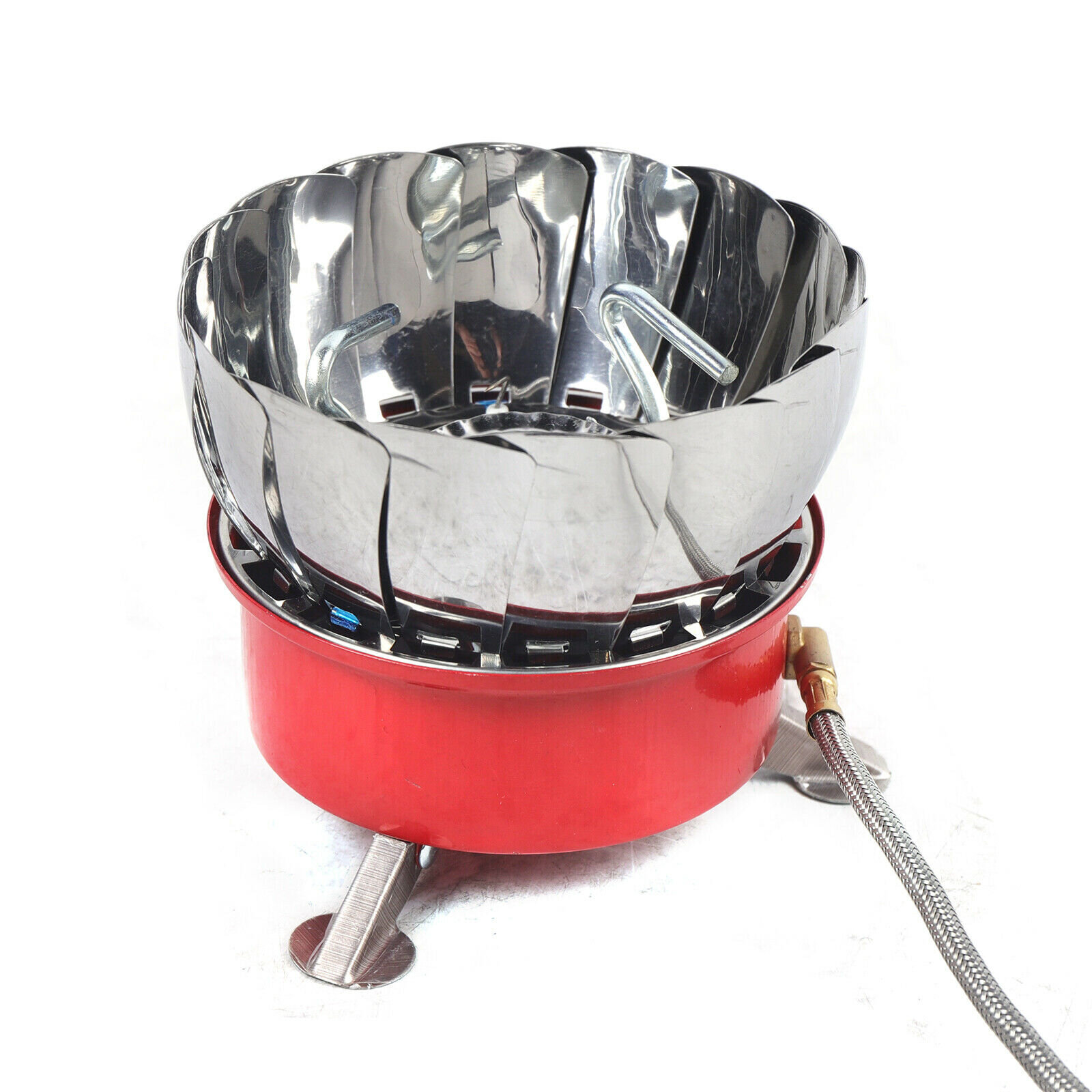 Mini Portable Square Stove Windproof Foldable Outdoor Camping Stove
