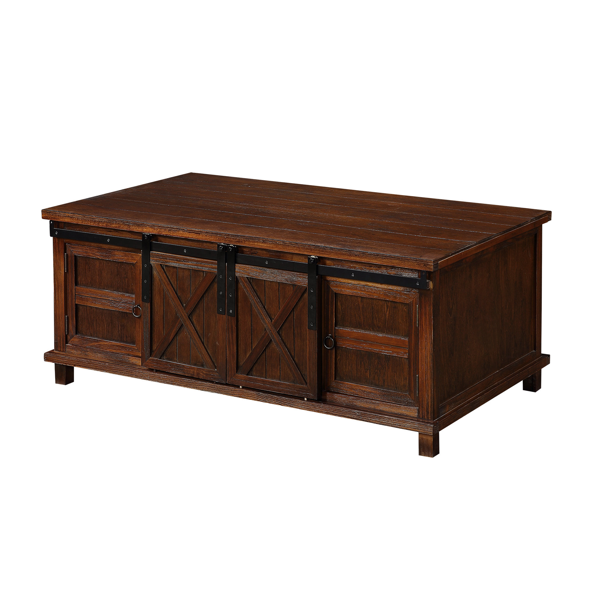 Virubi Solid Wood Coffee Table With Storage Wayfair Virubi Solid Wood Coffee Table With
