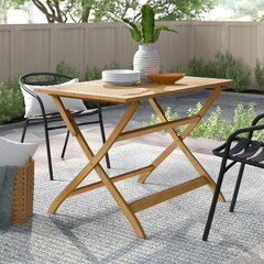 small folding outdoor dining table