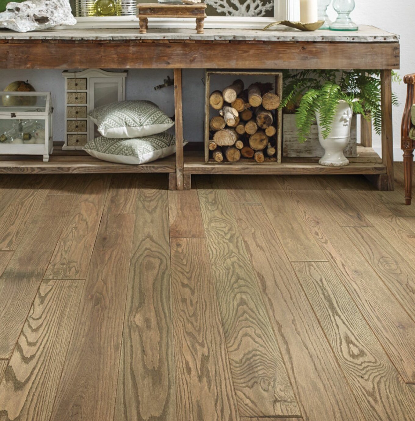 Shaw Floors Mountain Oak 3 4 Thick X 5 Wide X Varying Length Solid Hardwood Flooring Wayfair