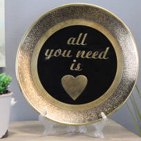 Gracie Oaks Miky Simple Pleasures Decorative Plate 