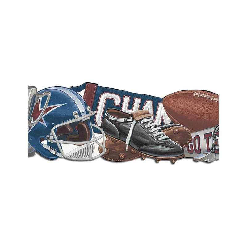 Dream Wall Decor Sports 15 L X 6 5 W Wallpaper Border Wayfair